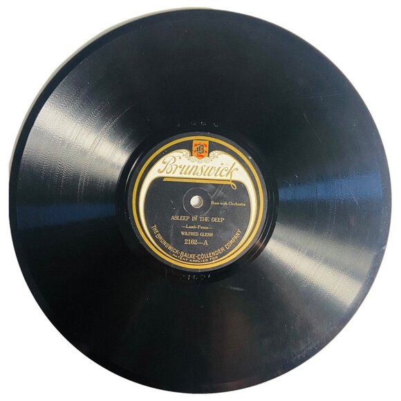 Brunswick Other - Wilfred Glenn - Asleep In The Deep / Rocked In The Cradle - 2162 Brunswick 10"